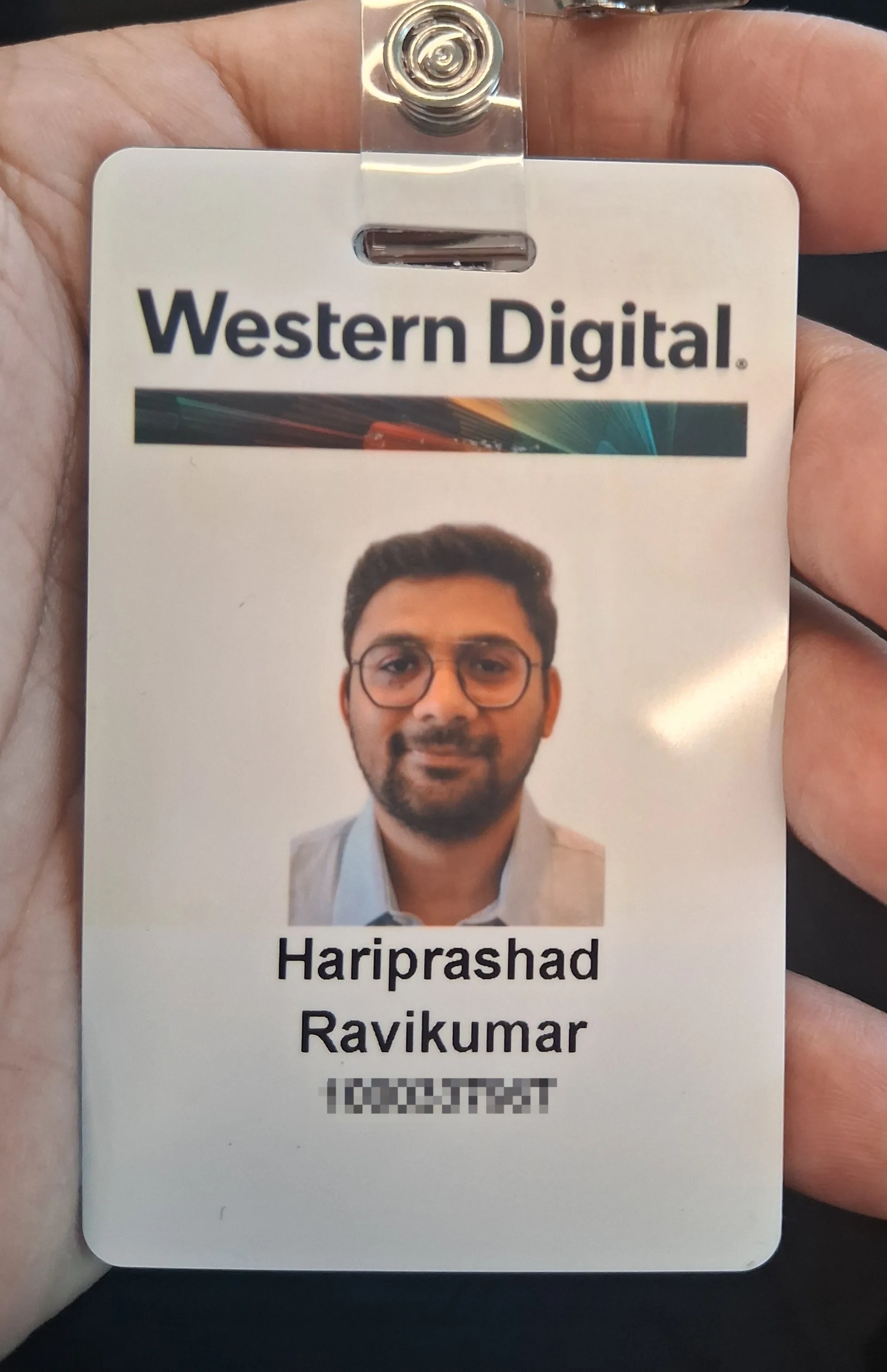 Western Digital ID Card